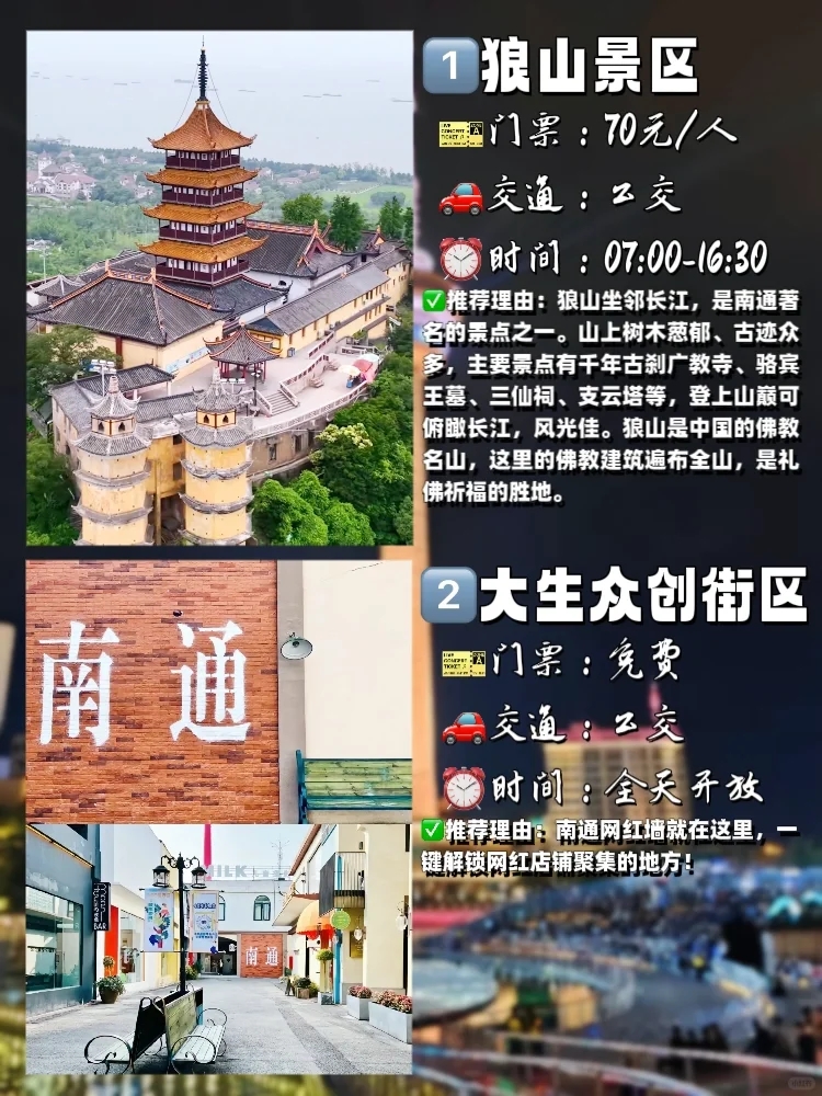 南通旅游攻略景点必去-南通旅游攻略景点必去的地方