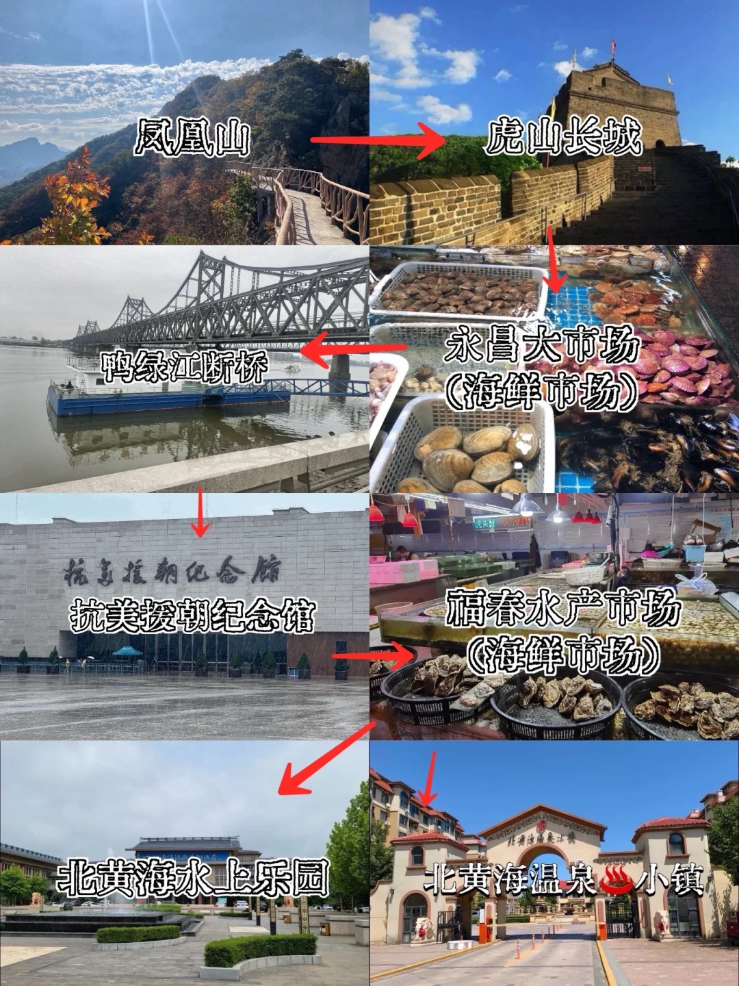 丹东旅游十大景点-丹东旅游攻略必去景点