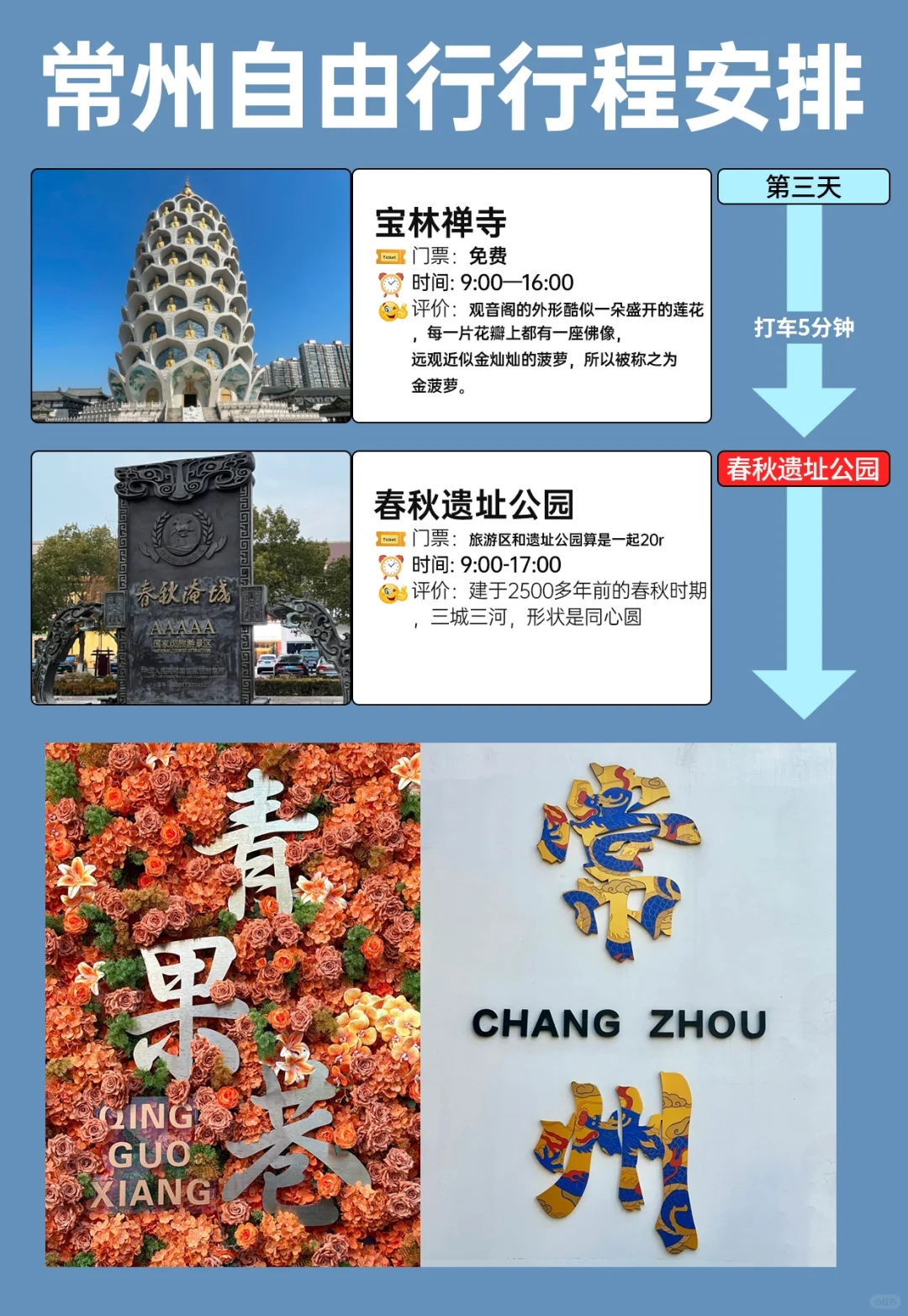 常州自由行3日游攻略-常州附近旅游必去十大景点推荐